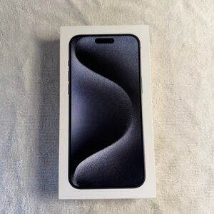 iPhone 15 Pro Max, Blue Titanium (Box Only)